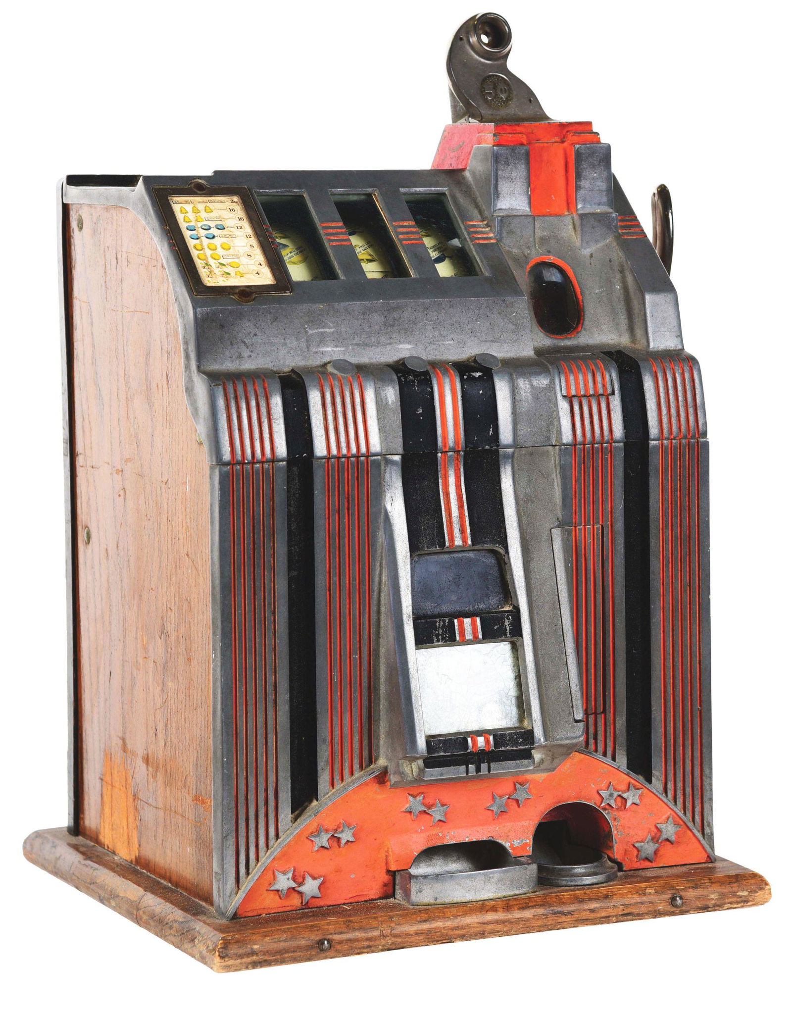 5¢ MILLS NOVELTY CO. SKYSCRAPER SLOT MACHINE. (1 of 5)