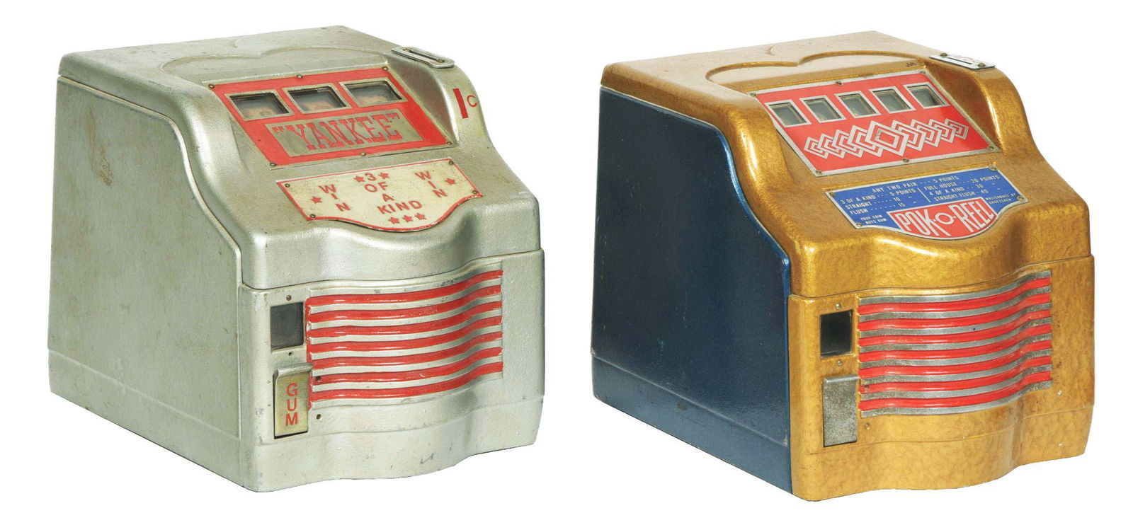 LOT OF 2: GAMBLING MACHINES. (1 of 7)