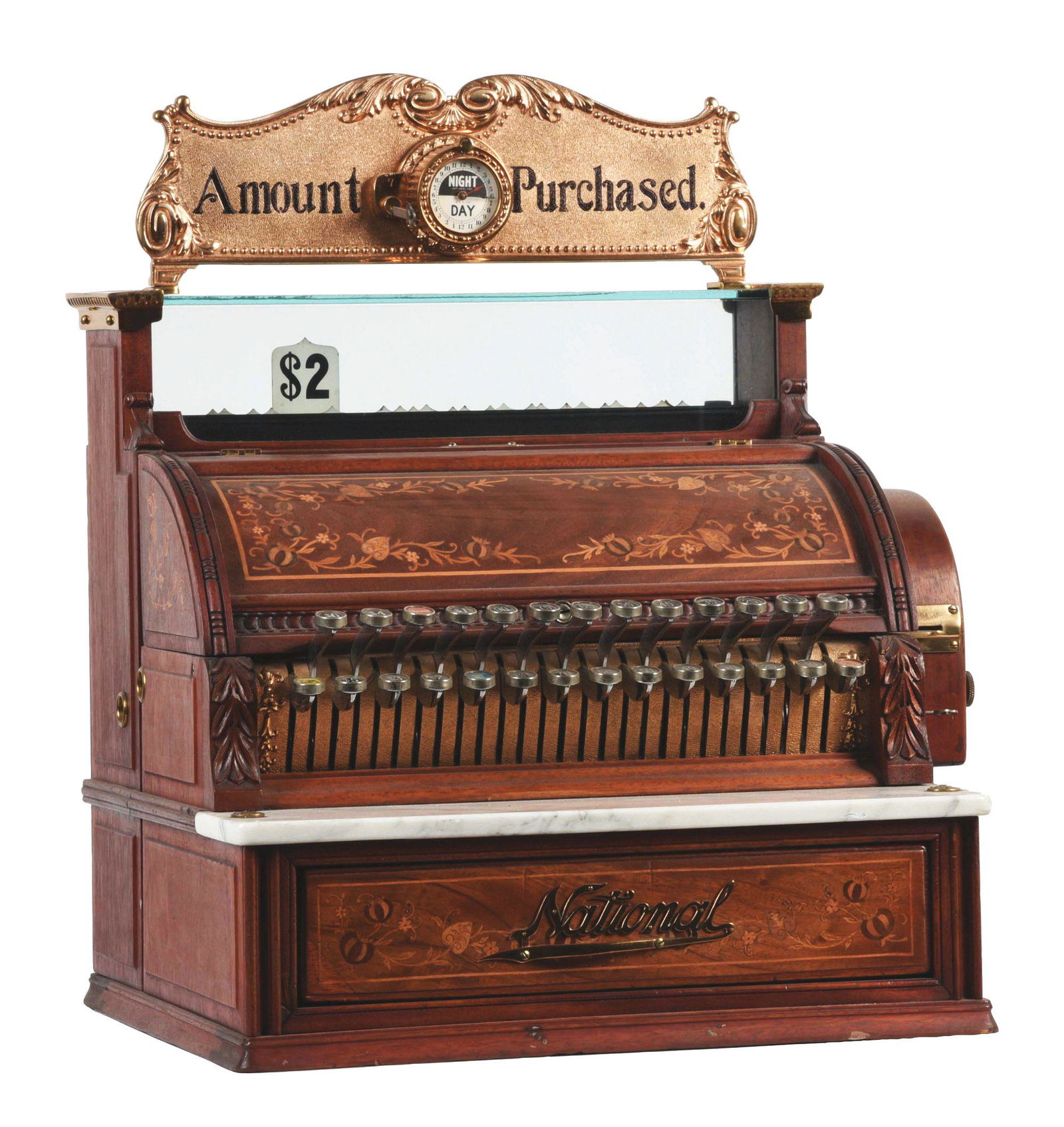 NATIONAL CASH REGISTER MODEL #349 WITH ORIGINAL "AMOUNT (1 of 5)