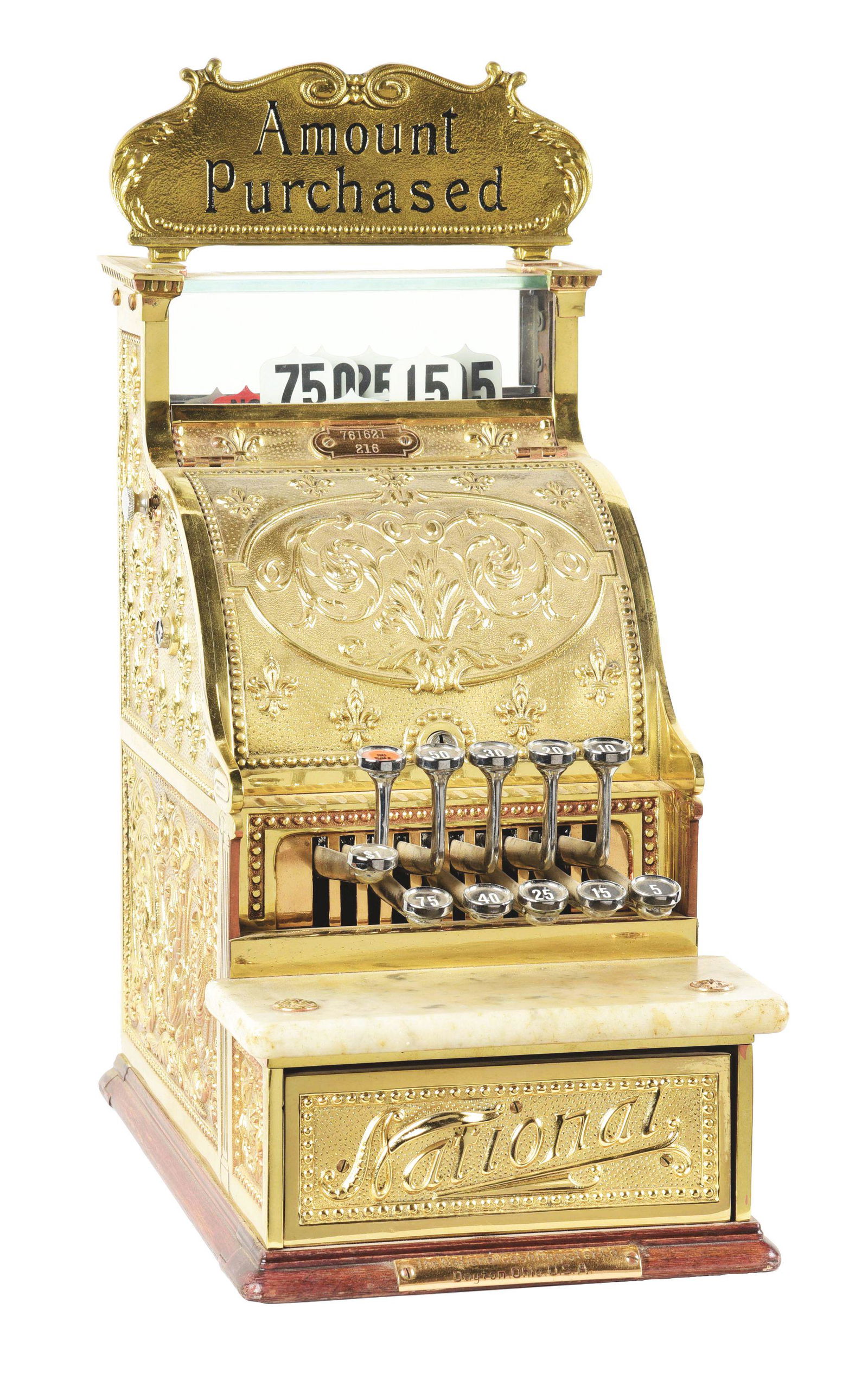NATIONAL CASH REGISTER CO. MODEL #216. (1 of 5)