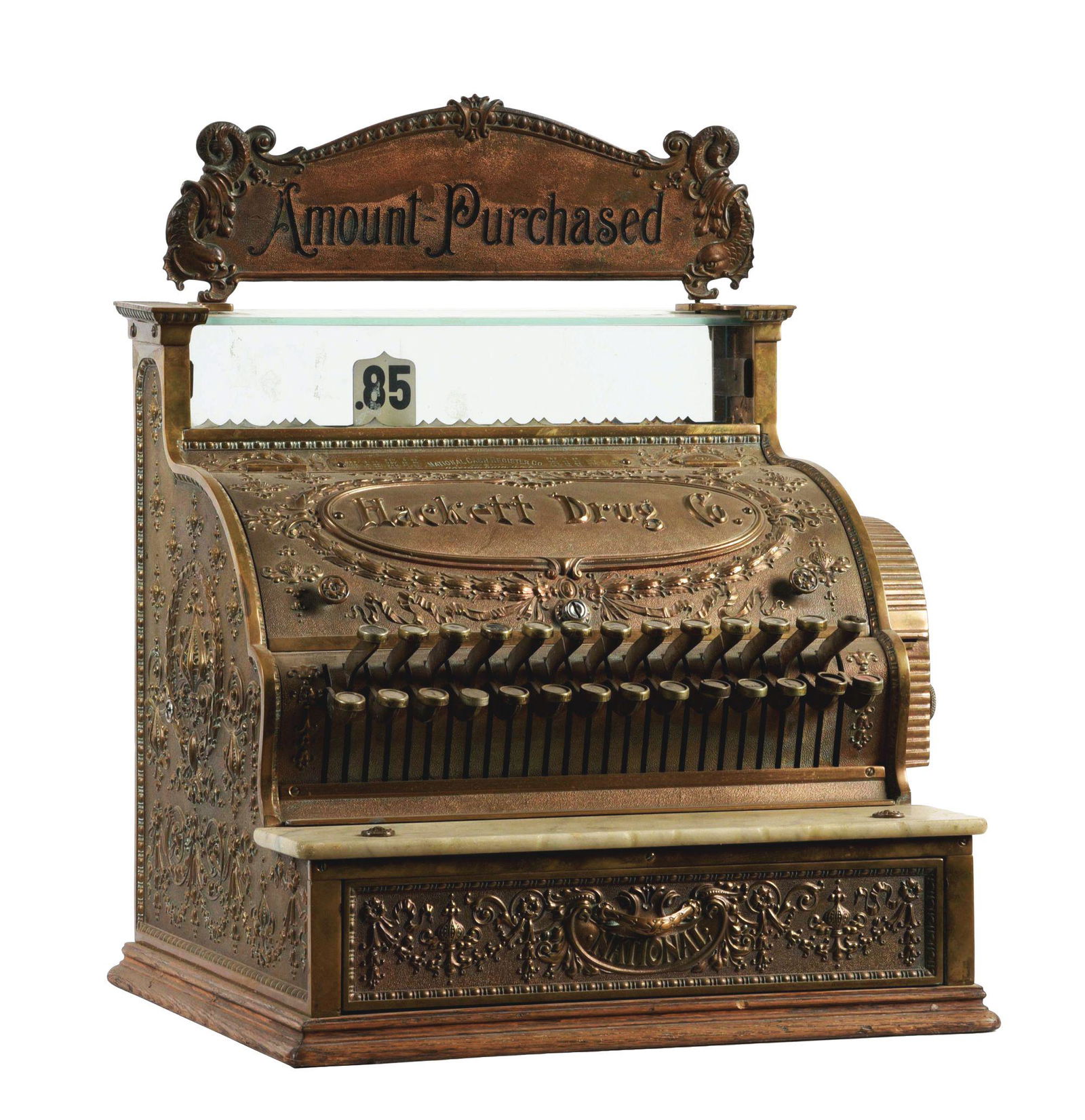 NATIONAL CASH REGISTER CO. MODEL #47 - 3/4. (1 of 6)
