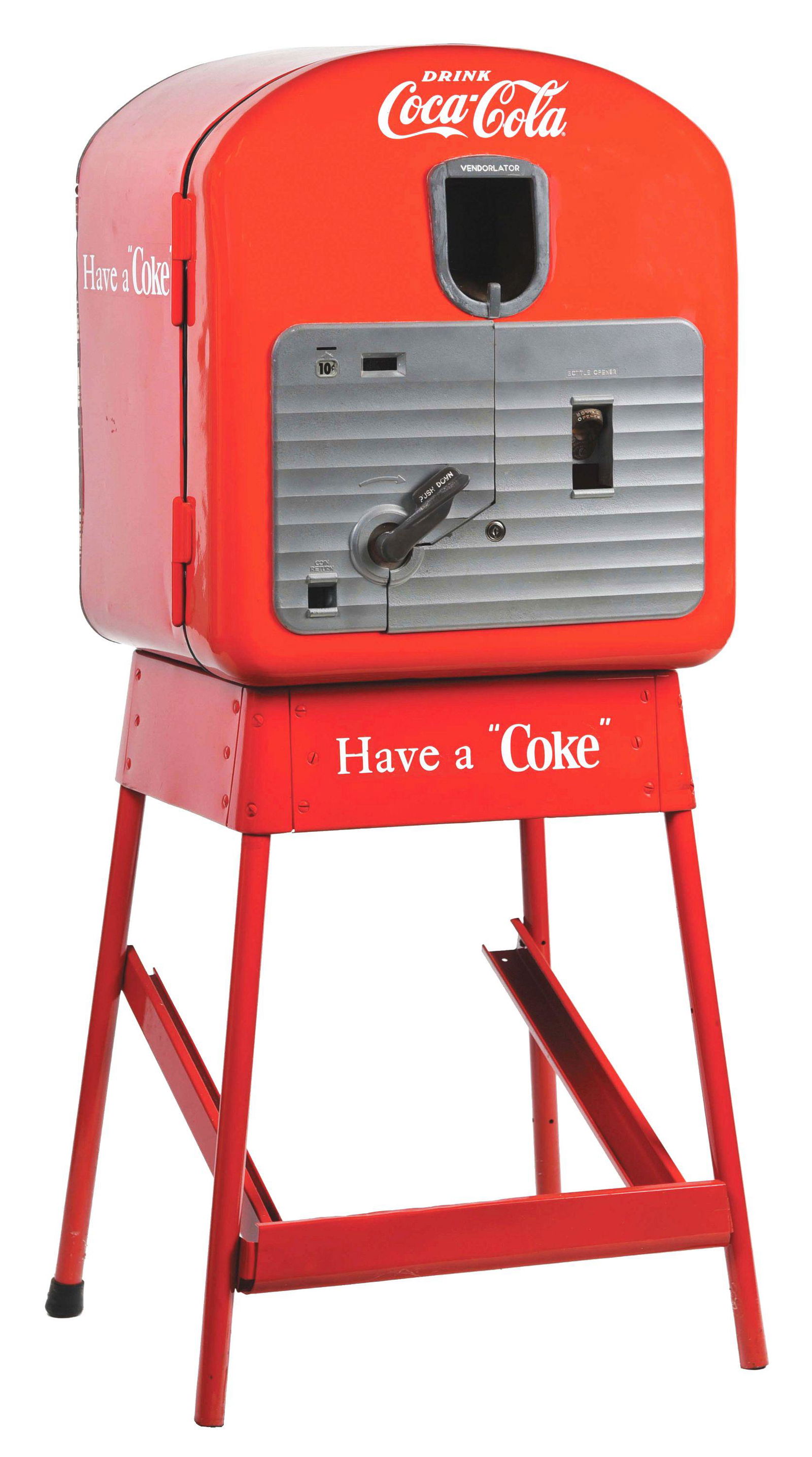 VEDORLATOR MODEL 27 COCA-COLA MACHINE. (1 of 5)