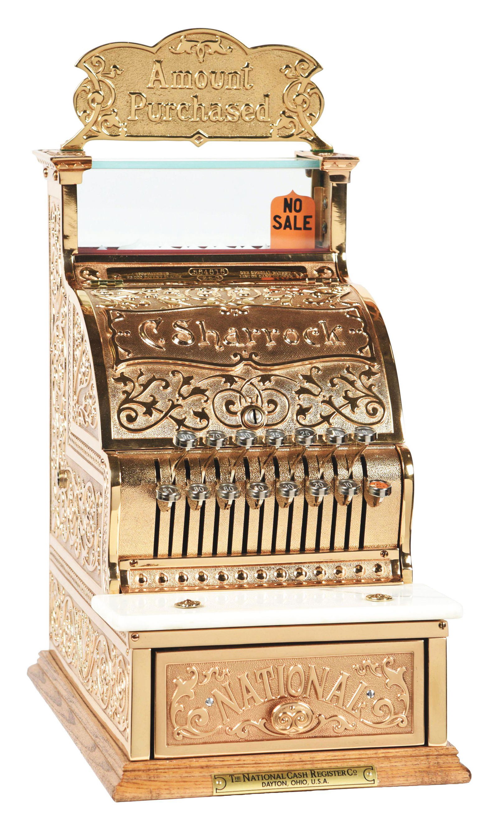 NATIONAL 1907 MODEL #250 CASH REGISTER. (1 of 5)