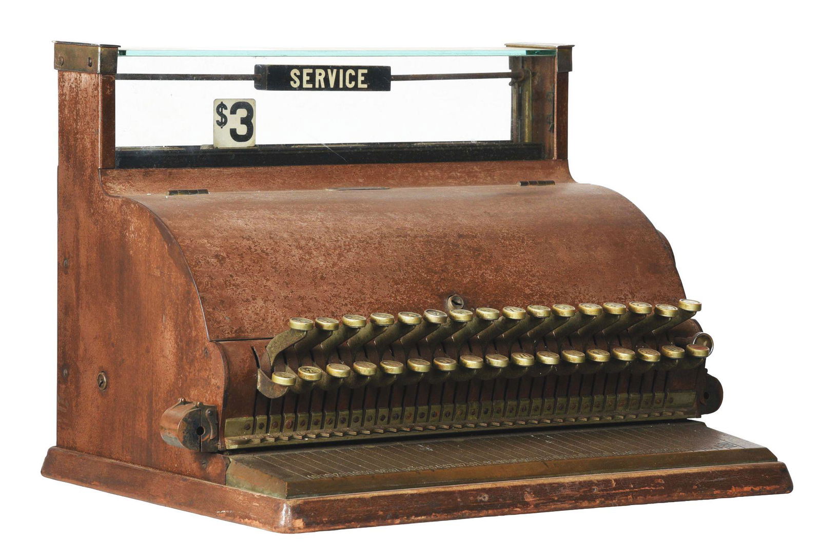 NATIONAL MODEL #757-2 CASH DRAWER CASH REGISTER. (1 of 5)