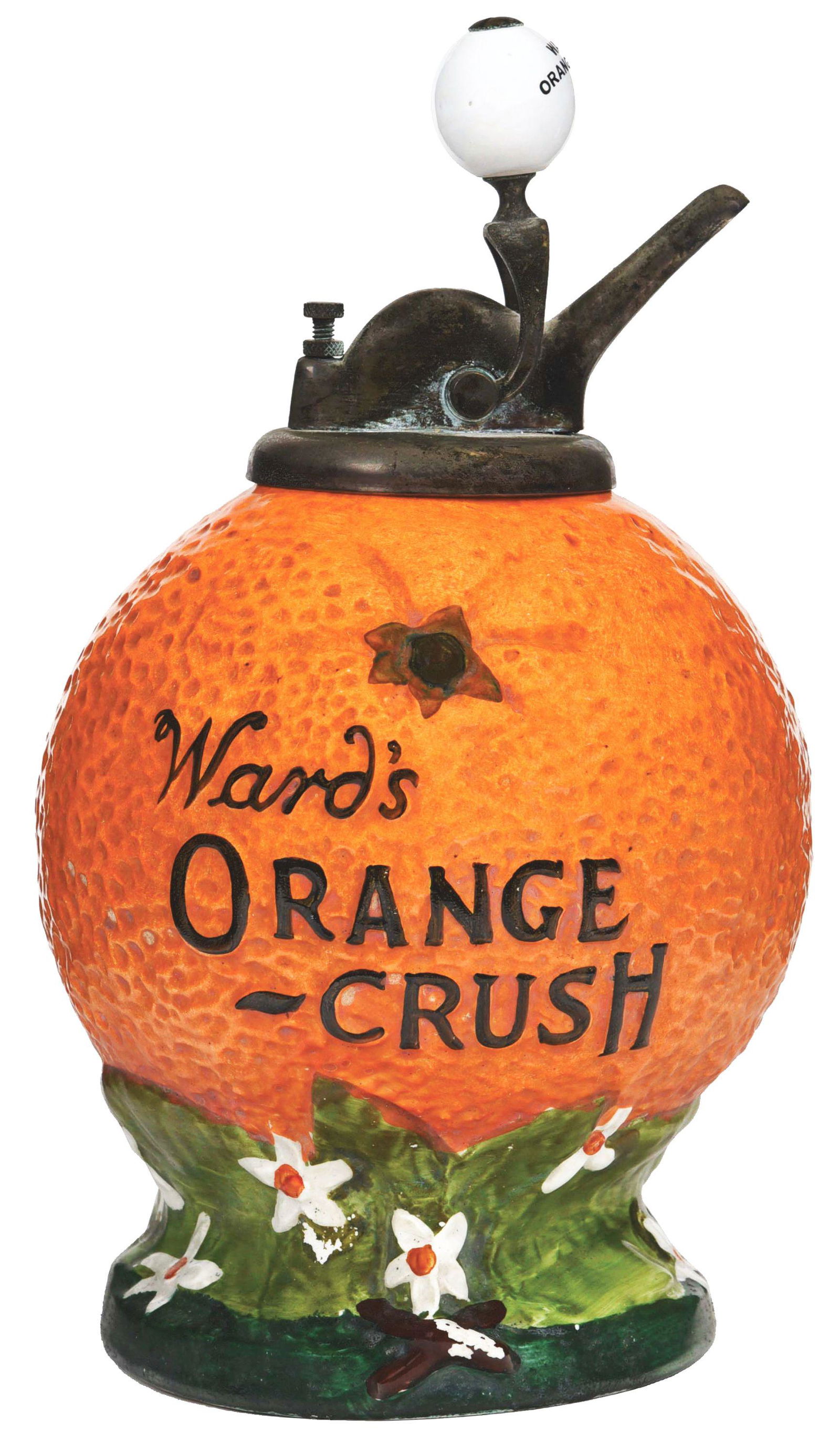 WARD'S ORANGE CRUSH SYRUP DISPENSER. (1 of 2)