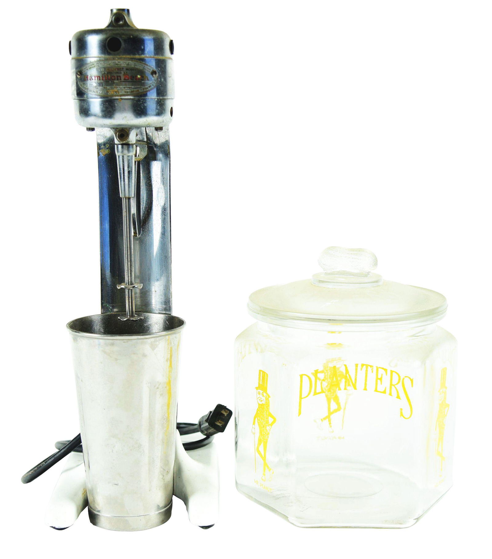 LOT OF 2: HAMILTON BEACH MIXER AND PLANTERS PEANUT (1 of 4)