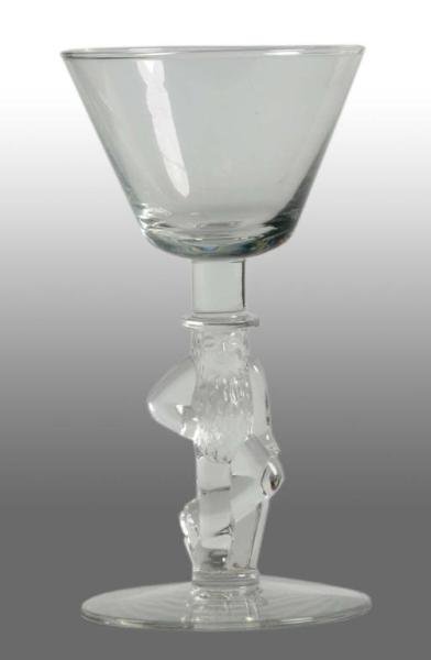 Glass Planters Peanut Mr. Peanut Champagne Goblet.: Description 1940s. "V-shaped" glass is perfect with no chips or cracks. This item was given away by executives of the company as gifts to important clients and/or friends. Condition (Mint). Size 6" T.