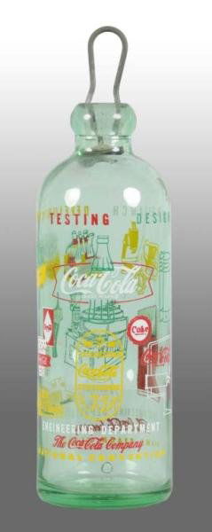Coca-Cola 75th Anniversary Hutch Bottle.: Description 1961. No wear noted to this piece but with one or two tiny nicks at top. Condition (9.5, Near Mint). Size 7- 1/2" T.