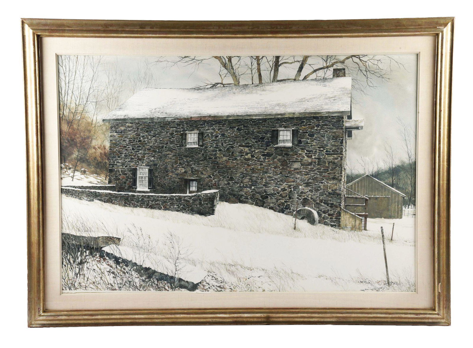 PETER SCULTHORPE (AMERICAN/CANADIAN, CONTEMPORARY).: Peter Sculthorpe studied at the Pennsylvania Academy of Fine Arts in Philadelphia. After establishing a studio in Chester County, PA, he began to explore and paint this historic and fascinating region