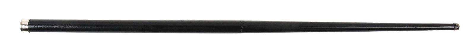 ANTIQUE GADGET UKE-KANE WALKING STICK WITH: Uke-Kane, walking stick and Ukulele combined, with included print ad. All metal with black finish. c. 1920. Condition: (Excellent). Dimensions: 36 - 1/2" x 1 - 1/8" x 1 - 1/8".