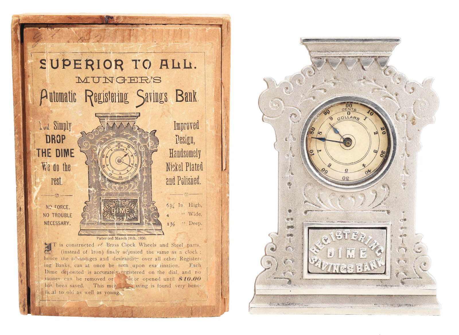 REGISTERING DIME SAVINGS SAVINGS BANK WITH BOX (1 of 12)
