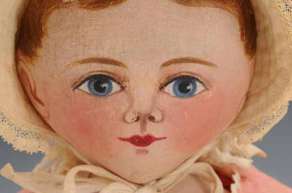 Rare All Cloth Maggie Bessie Doll. - 2