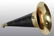 1718: Victor Brass Phonograph Horn.
