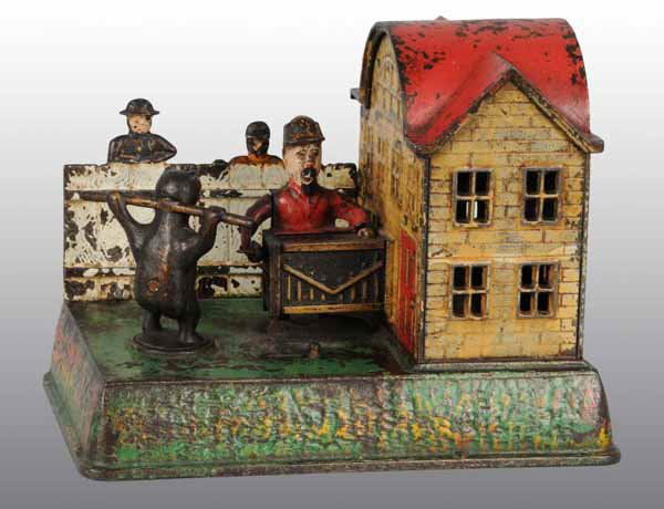 Cast Iron Organ & Dancing Bear Mechanical Bank.: Description Manufactured by Kyser and Rex. Condition (Very Good).