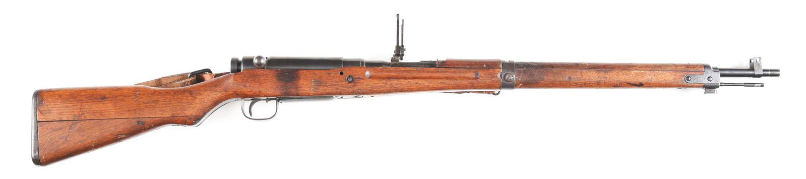 (C) EXCEPTIONAL & MATCHING TOKYO JUKI KOGYO SERIES 37: This exceptionally high condition Series 37 Type 99 specimen was manufactured at the Tokyo Juki Kogyo plant during World War II. The left hand side of the receiver is marked with the series 37 symbol 