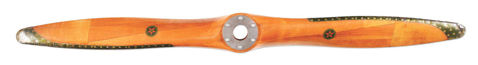USAAF INSPECTOR MARKED U.S. PROPELLERS INC. WOODEN: Circa 1940s U.S. Propellers Inc airplane propeller. U.S. Propellers Inc manufactured propellers for civilian and military aircraft during the 1940s. Some of their smaller propellers were fitted to tar