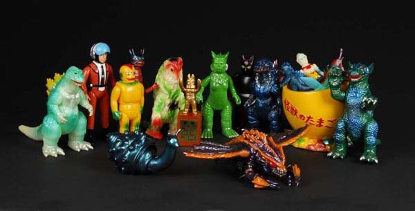 Lot of 18: Vinyl Figures.: Description Japanese. M1. Condition (Very Good - Excellent).