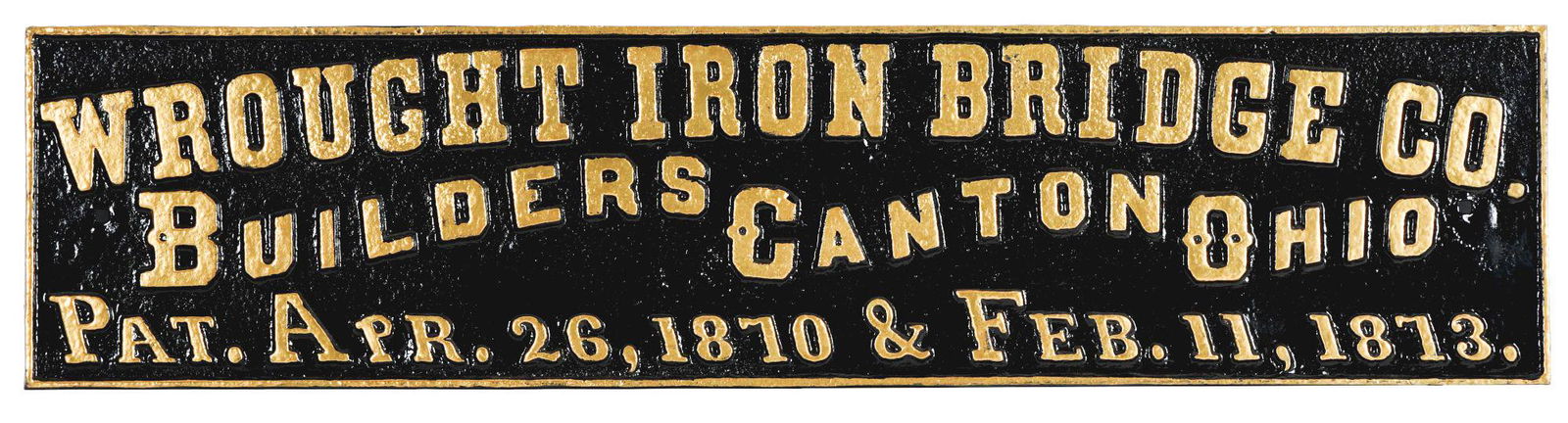 WROUGHT IRON BRIDGE CO. (1 of 2)