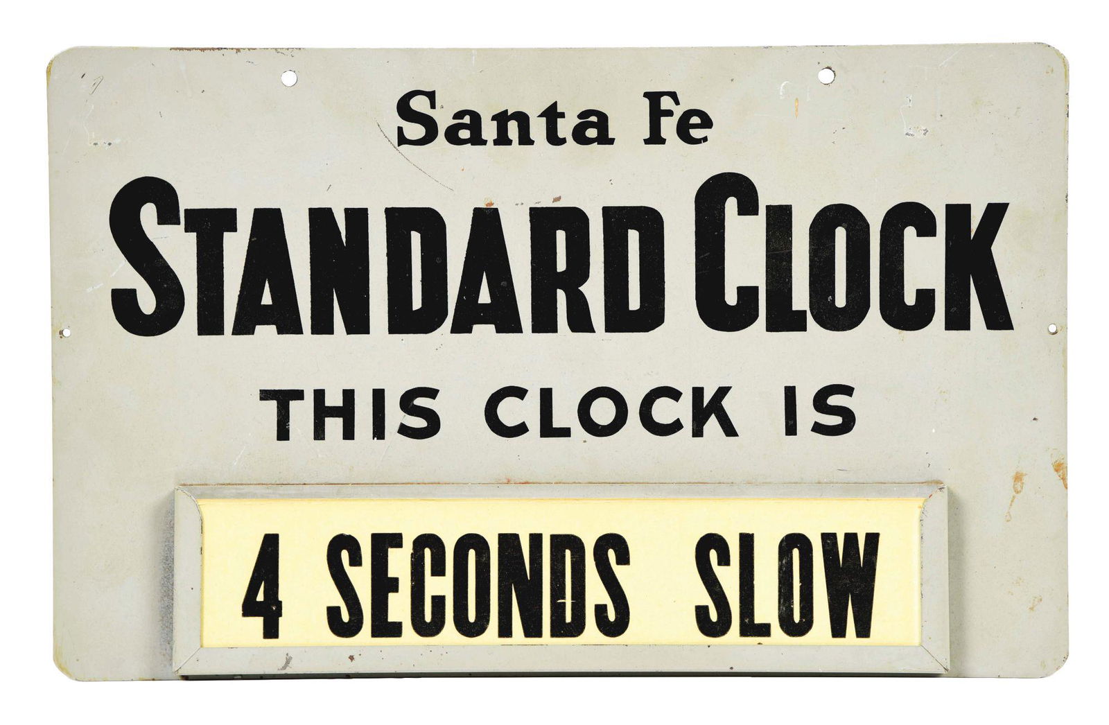 SANTA FE STANDARD CLOCK SIGN PACK. (1 of 2)