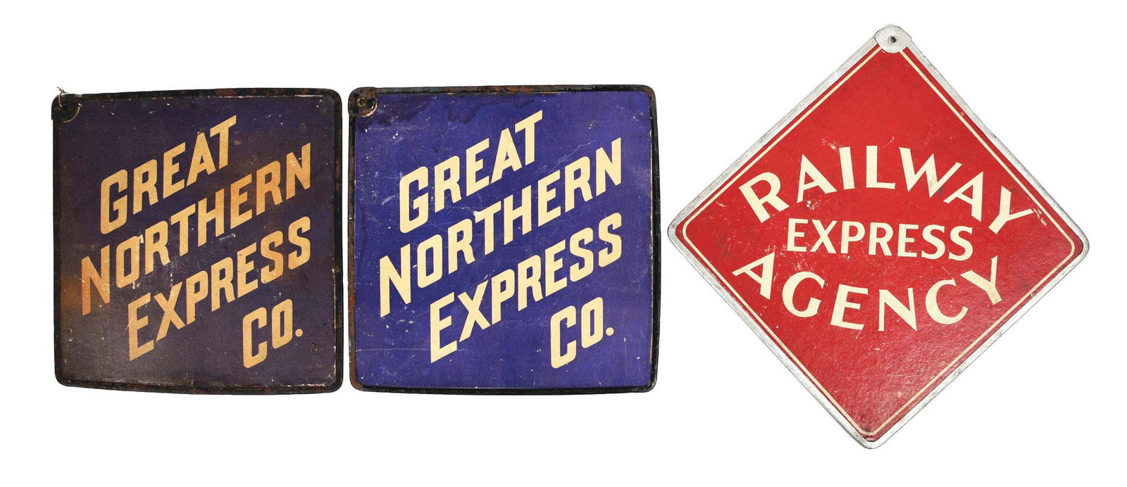 LOT OF 3: RAILWAY & GREAT NORTHERN EXPRESS CARD STOCK (1 of 2)