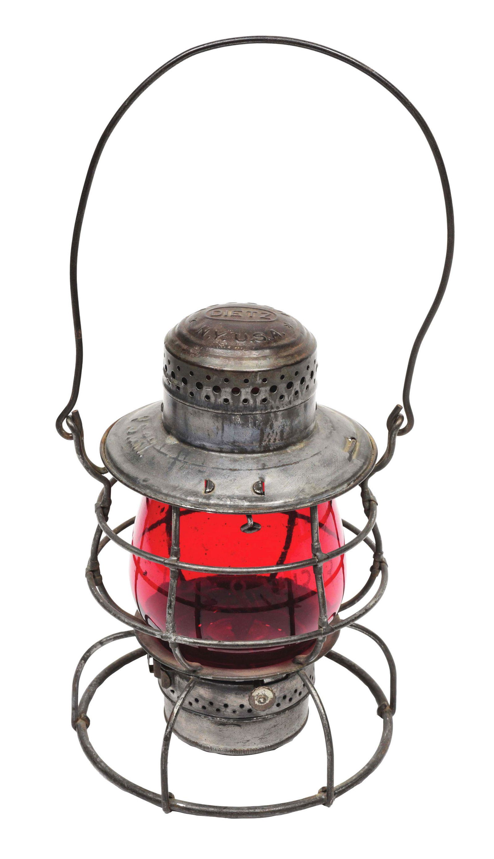PS&N DIETZ VULCAN RAILROAD LANTERN. (1 of 14)