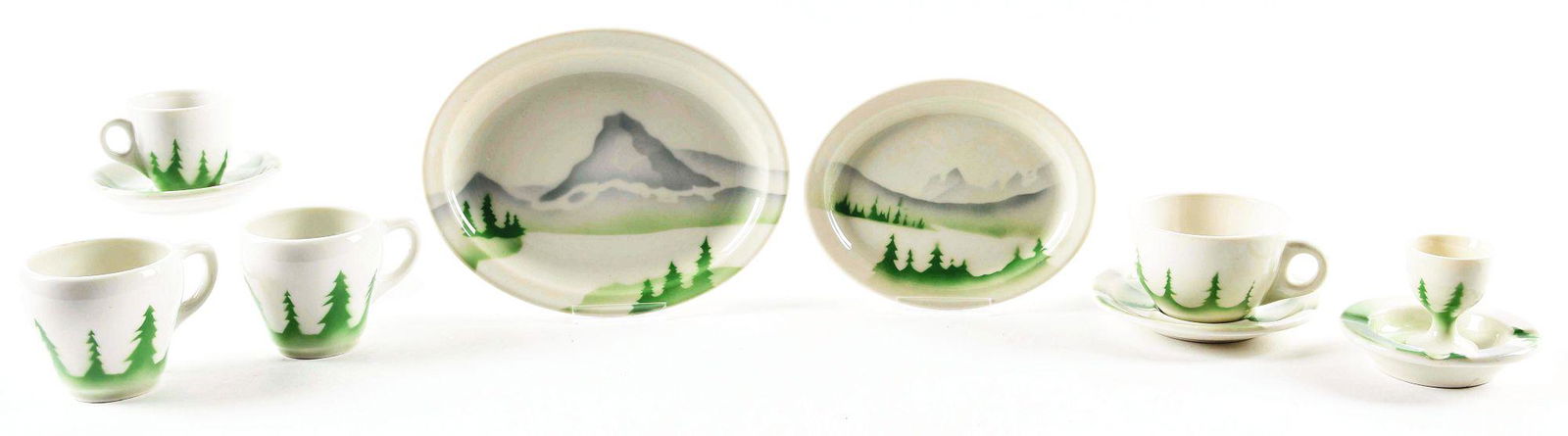 LOT OF 10: GREAT NORTHERN "GLORY OF THE WEST" PATTERN (1 of 13)