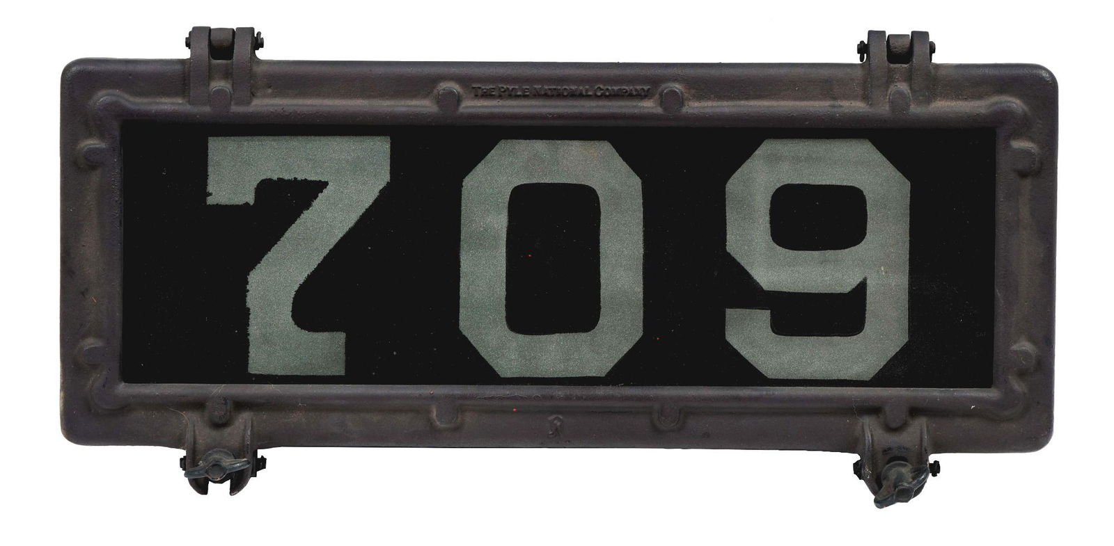 NICKEL PLATE ROAD 2-8-4 BERKSHIRE NUMBER BOARD. (1 of 3)