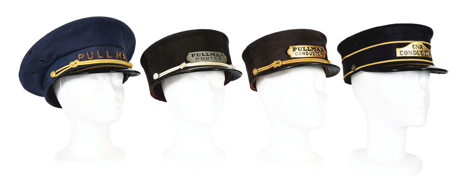 LOT OF 4: RAILROAD CAPS. (1 of 13)