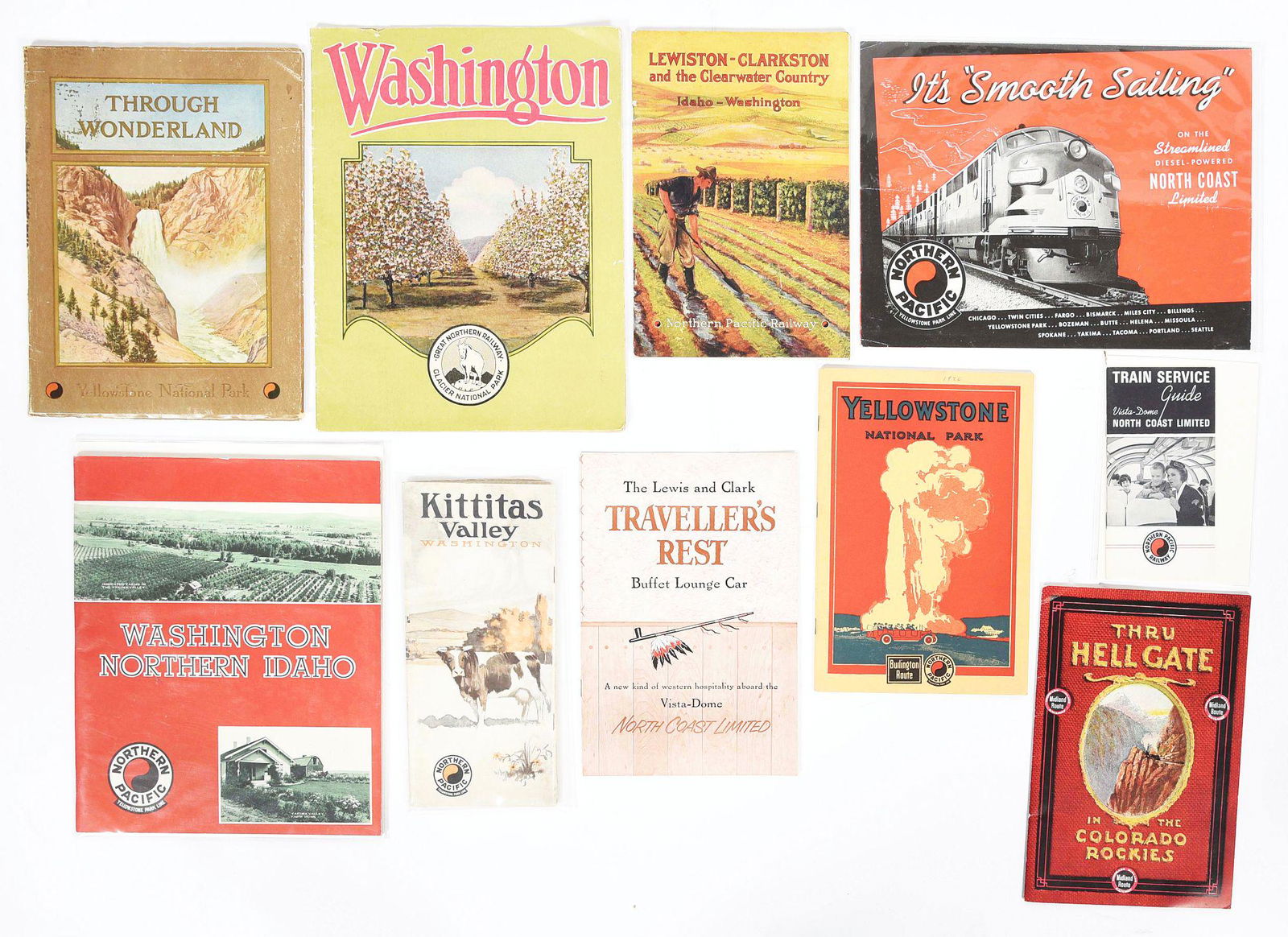 LOT OF RAILROAD ADVERTISING BROCHURES. (1 of 6)