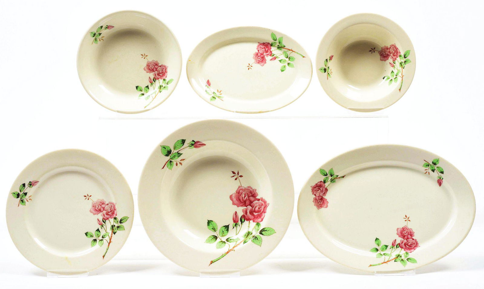 LOT OF UNION PACIFIC "PORTLAND ROSE" CHINA. (1 of 6)