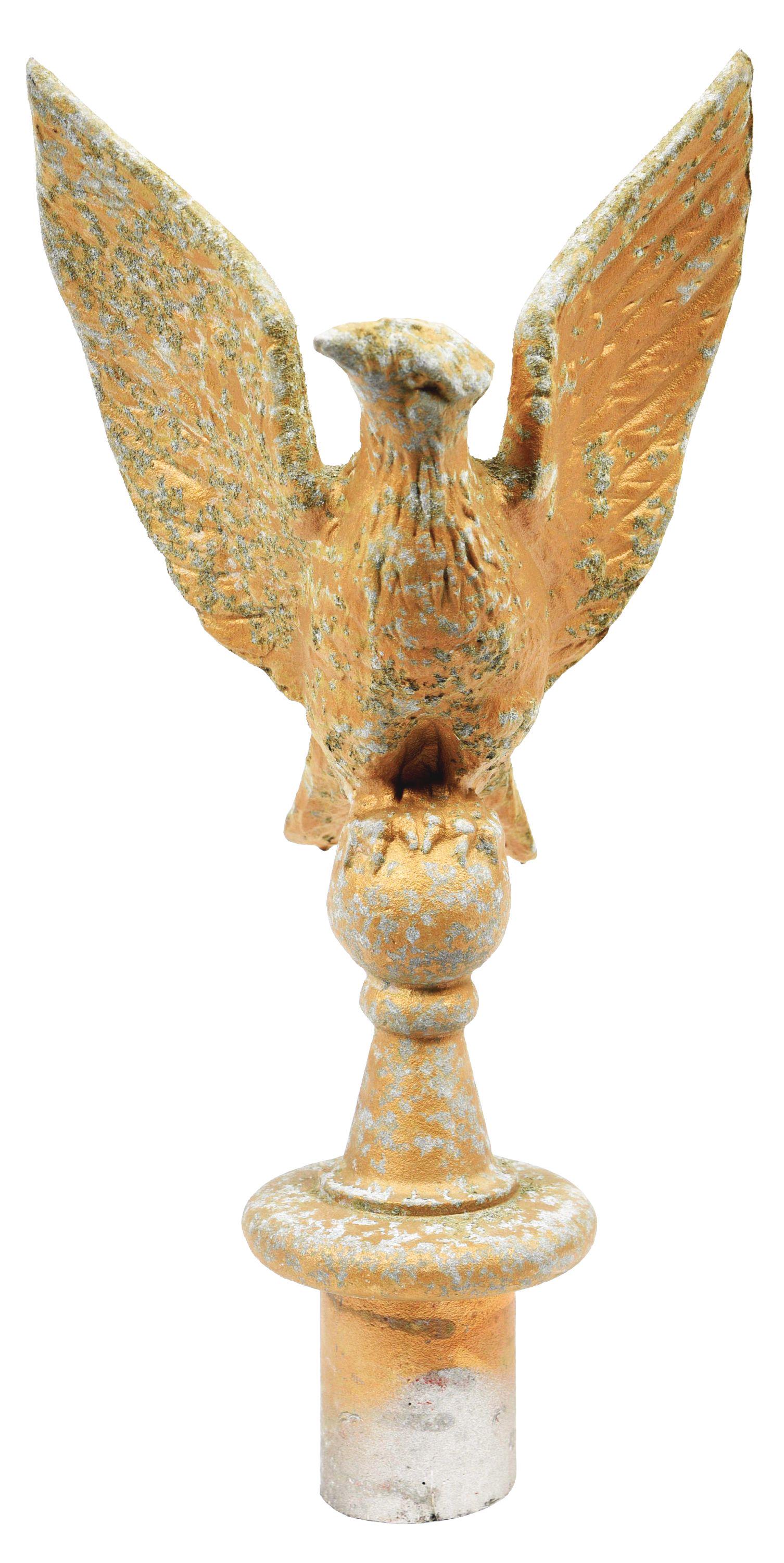 RAILROAD ENGINE EAGLE ORNAMENT. (1 of 4)