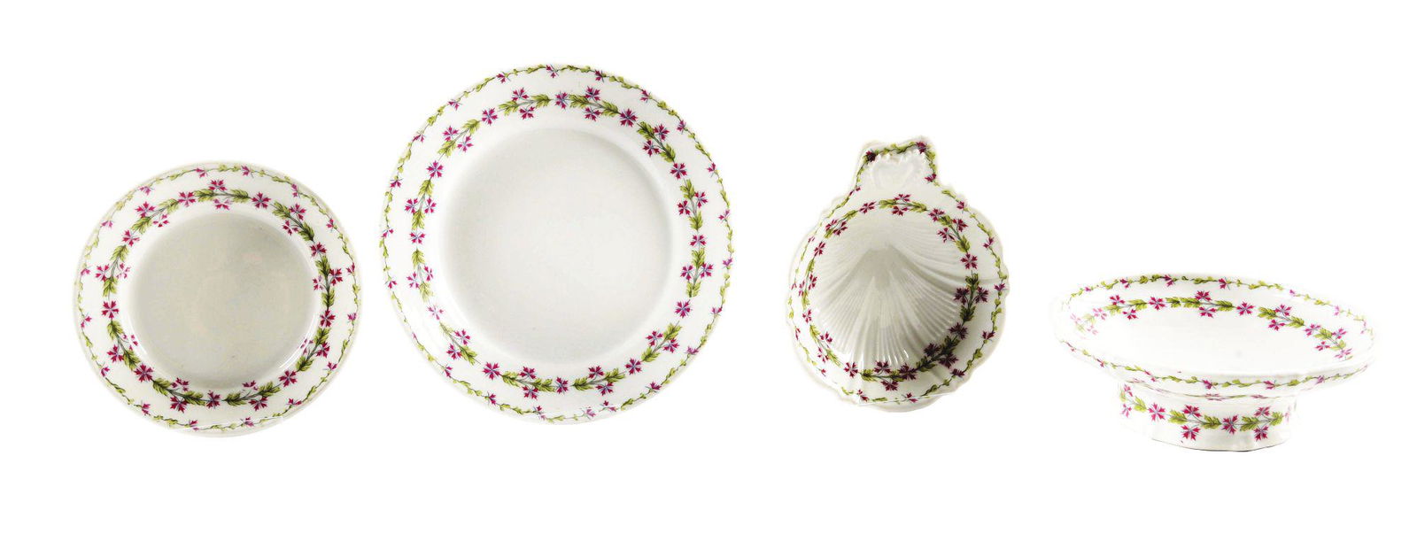 LOT OF 4: NORTHERN PACIFIC "GARNET PATTERN" CHINA (1 of 8)