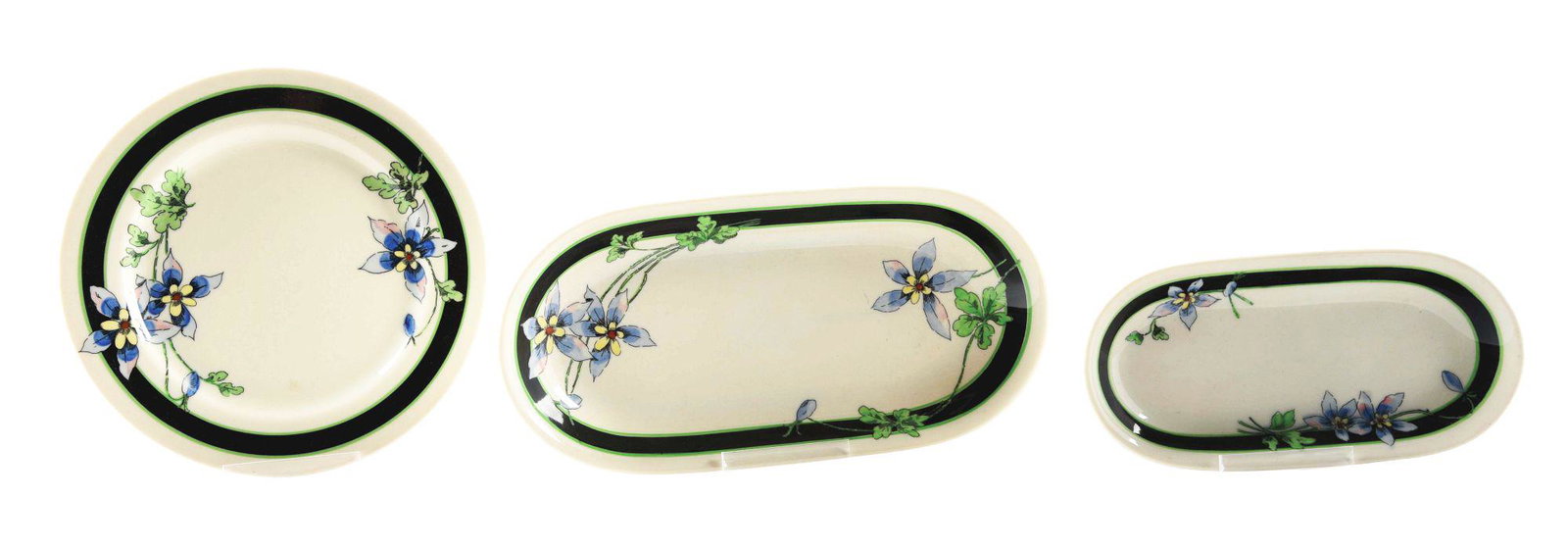 LOT OF 3: UNION PACIFIC "COLUMBINE" CHINA PIECES. (1 of 7)