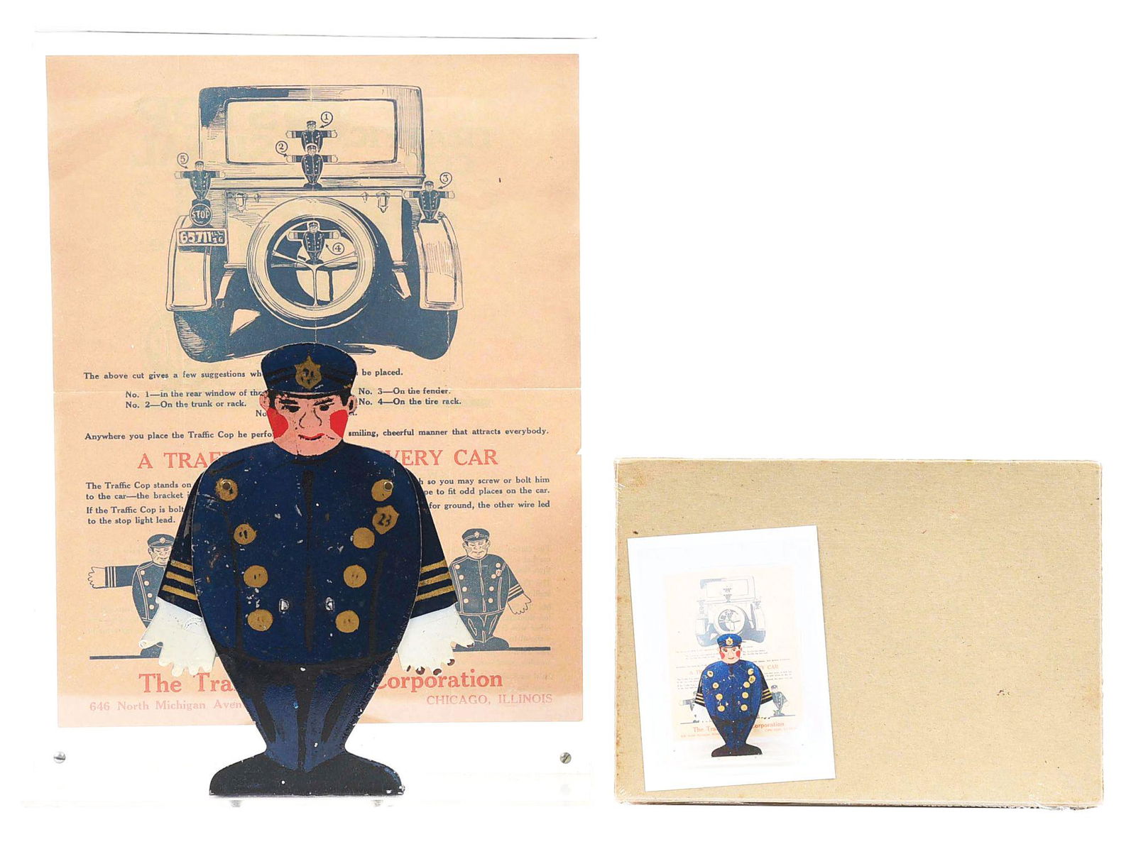 THE TRAFFIC COP FOR EVERY CAR TIN CAR DIRECTIONAL (1 of 6)