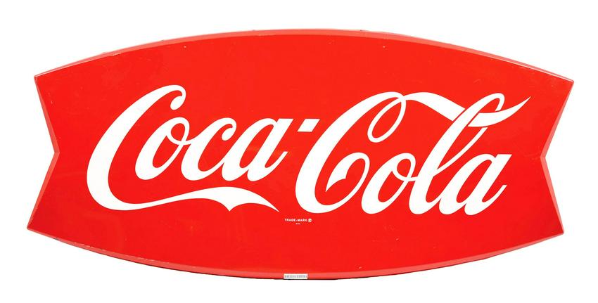 COCA-COLA FISHTAIL SIGN