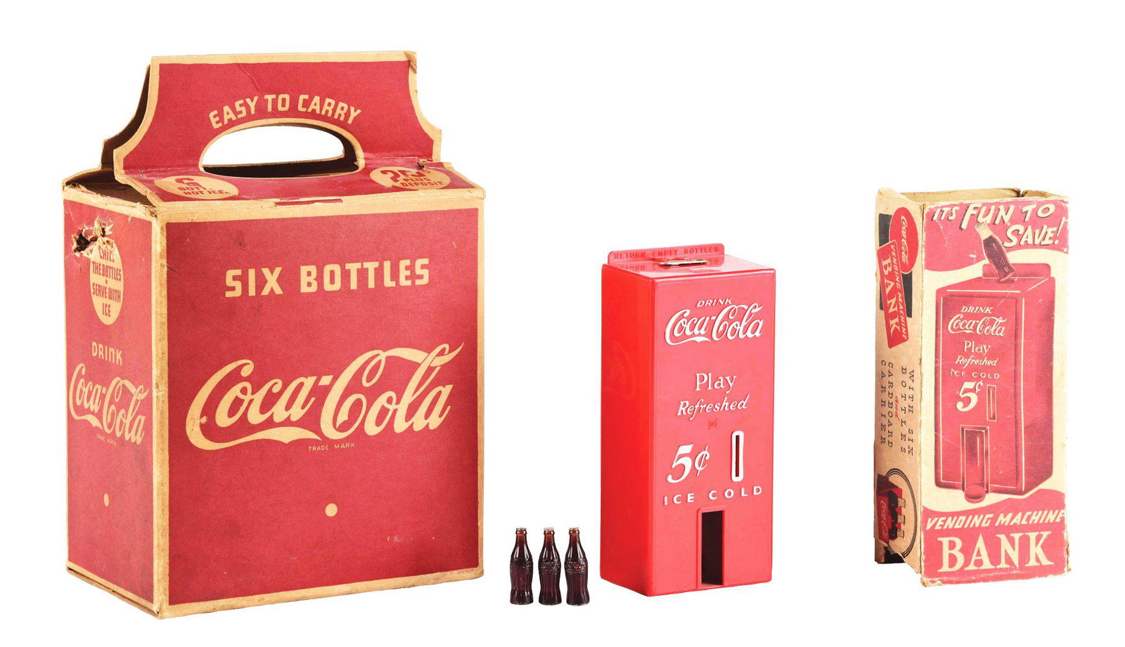 LOT OF 2: EARLY COCA-COLA ADVERTISING ITEMS. (1 of 4)