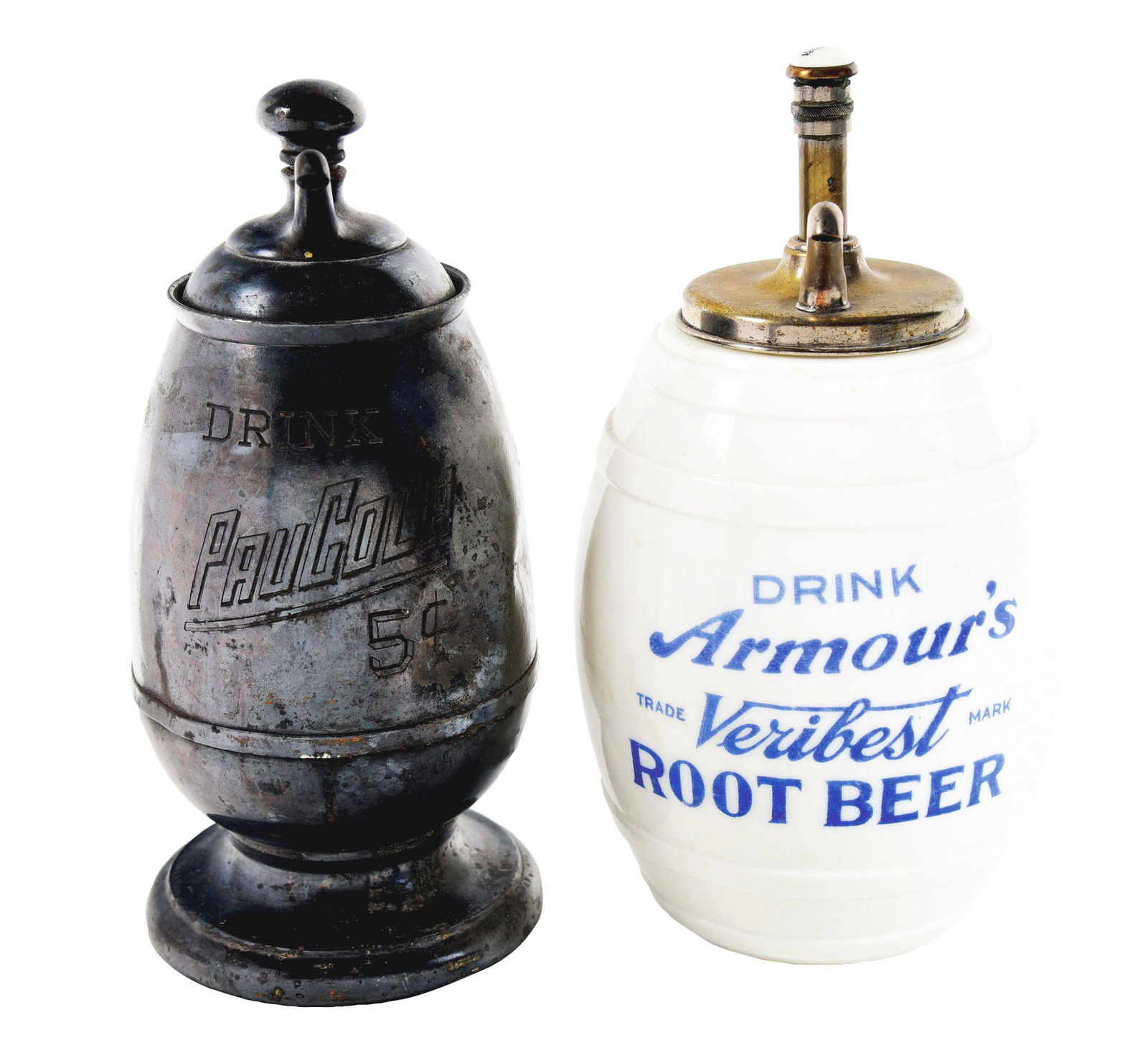 LOT OF 2: SYRUP DISPENSERS. (1 of 6)