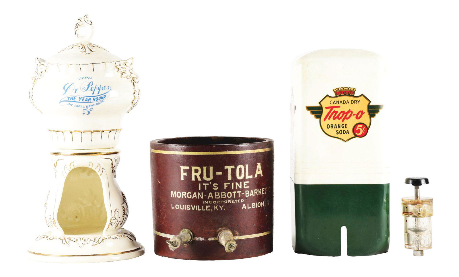 LOT OF 3: SYRUP DISPENSERS. (1 of 4)