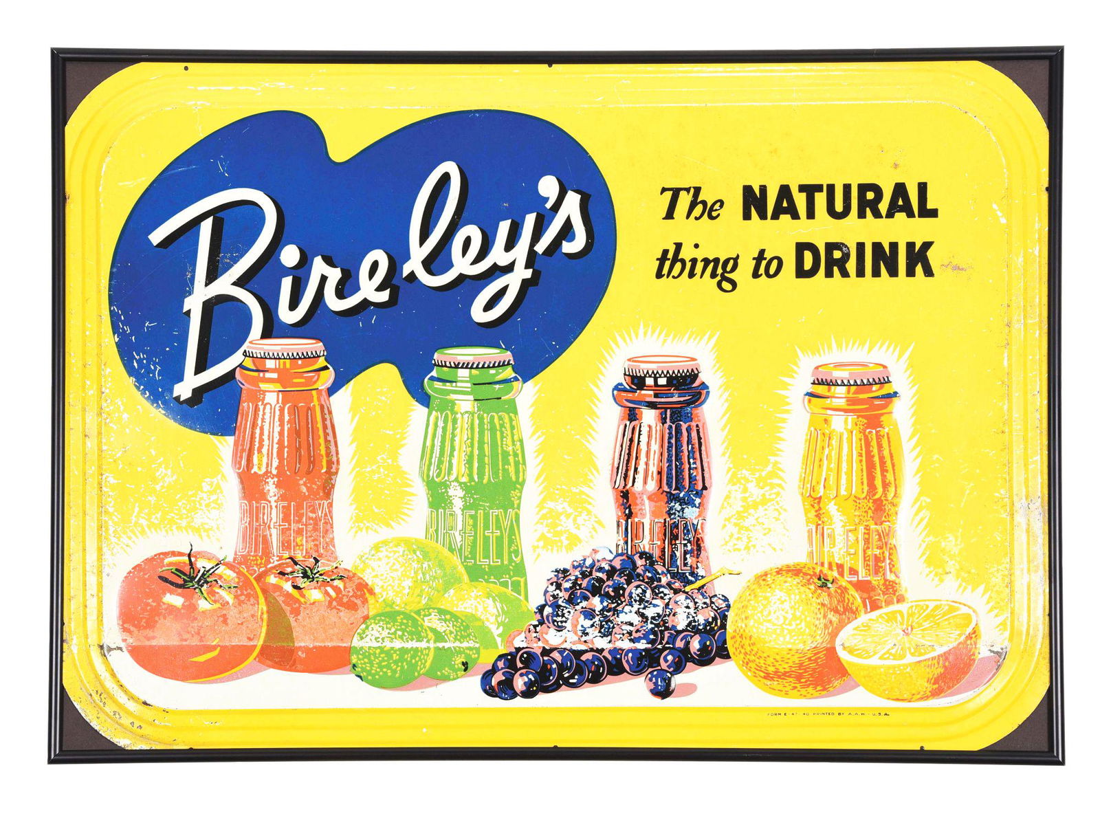 BIRELEY'S DRINKS SIGN. (1 of 3)