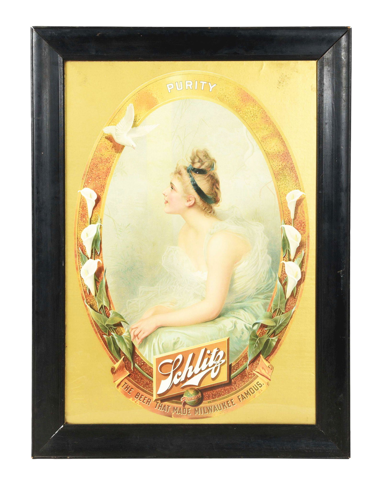 SCHLITZ "PURITY" BEER ADVERTISEMENT. (1 of 3)