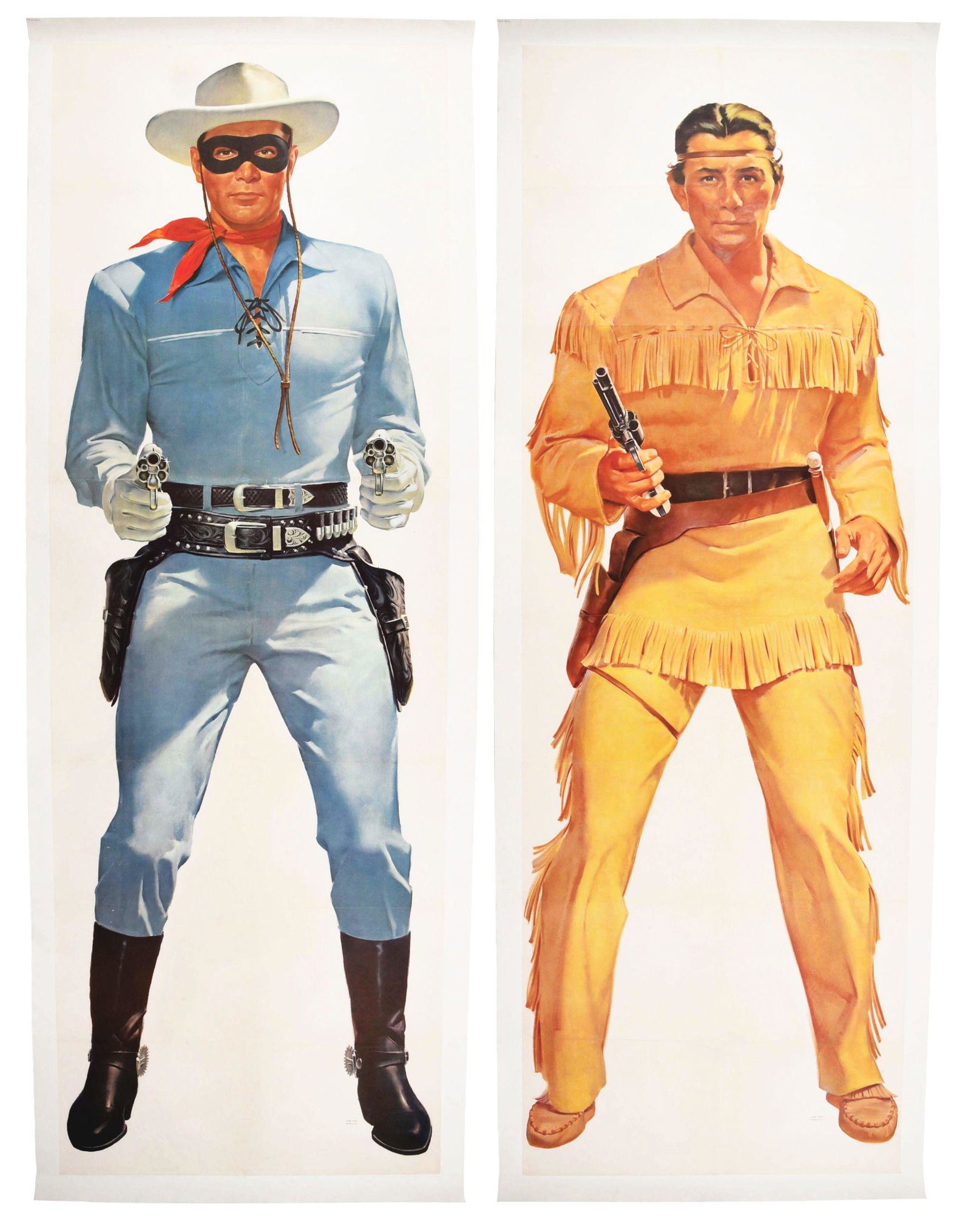 LOT OF 2: LONE RANGER AND TONTO POSTER. (1 of 8)