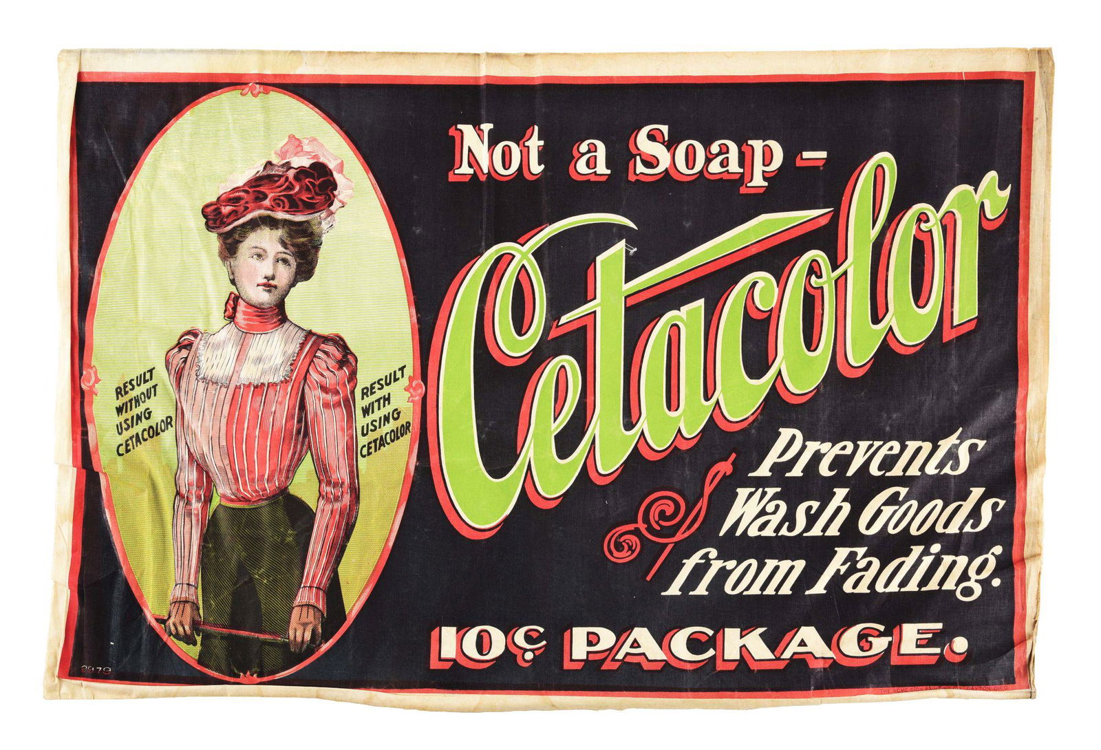 CETACOLOR ADVERTISING POSTER. (1 of 4)