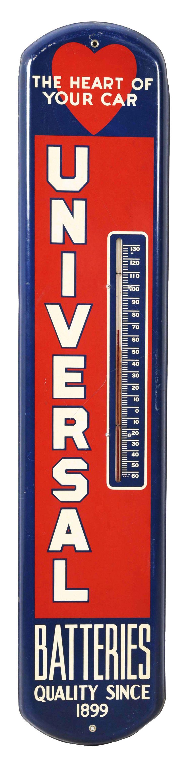 UNIVERSAL BATTERIES THERMOMETER. (1 of 2)