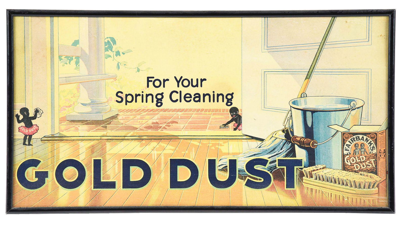GOLD DUST FOR YOUR SPRING CLEANING FRAMED (1 of 3)