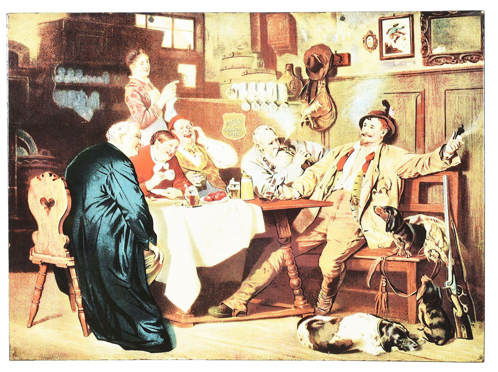 REPRODUCTION MILLERS HIGH LIFE PORCELAIN ADVERTISING (1 of 3)