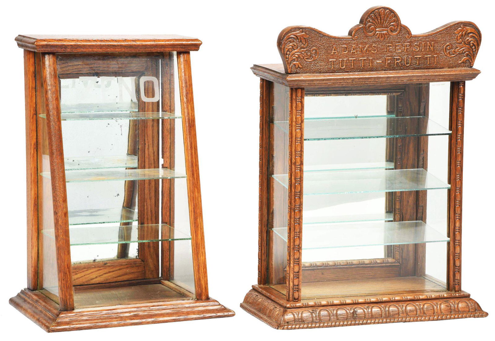 LOT OF 2: CHEWING GUM DISPLAY CASES. (1 of 5)
