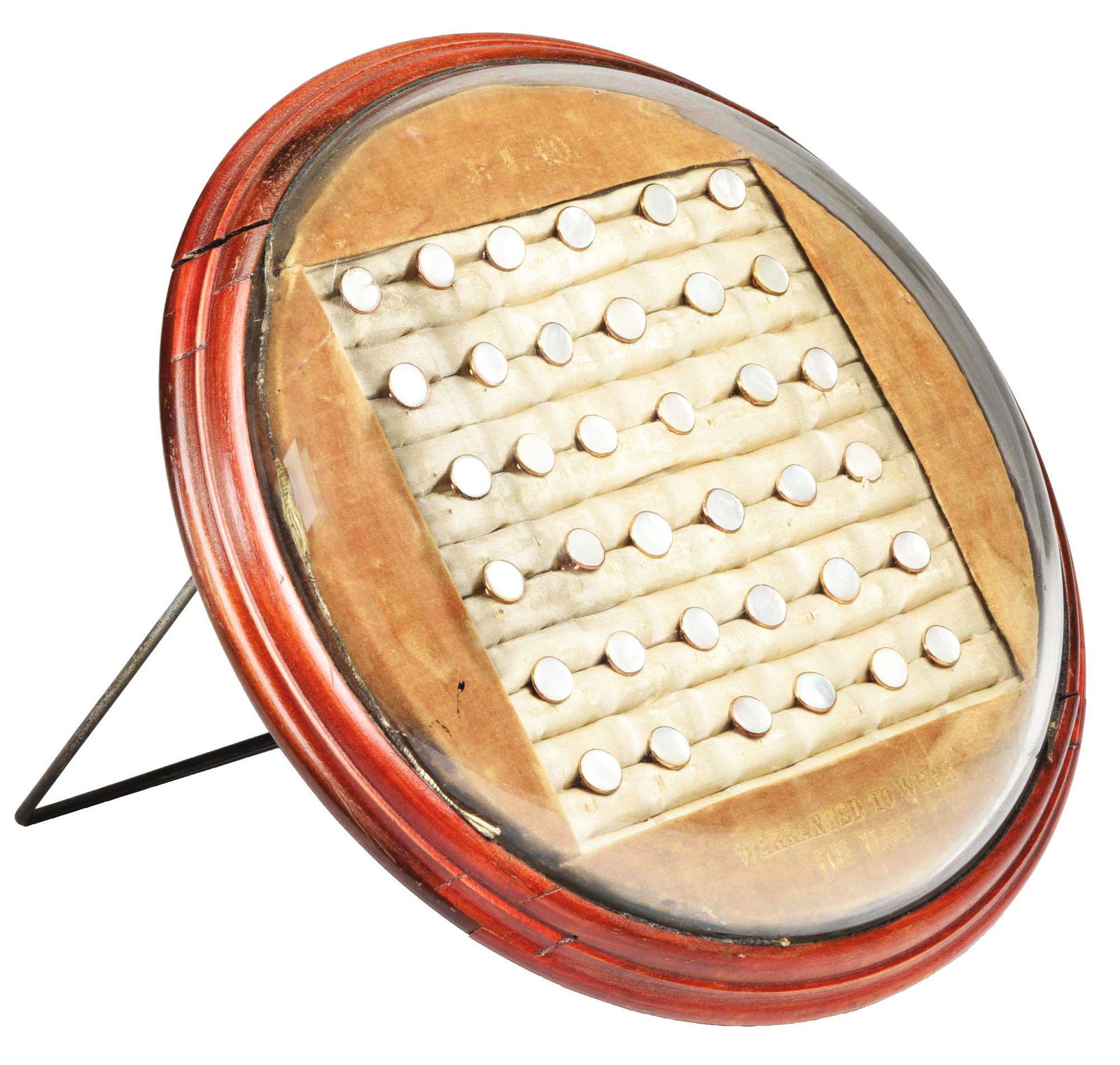 VERY RARE COLLAR BUTTON SHOWCASE. (1 of 5)