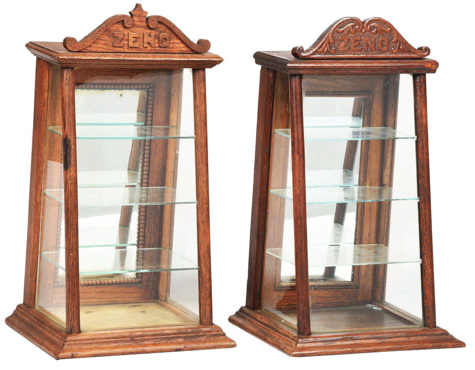 LOT OF 2: ZENO CHEWING GUM SHOWCASES. (1 of 5)