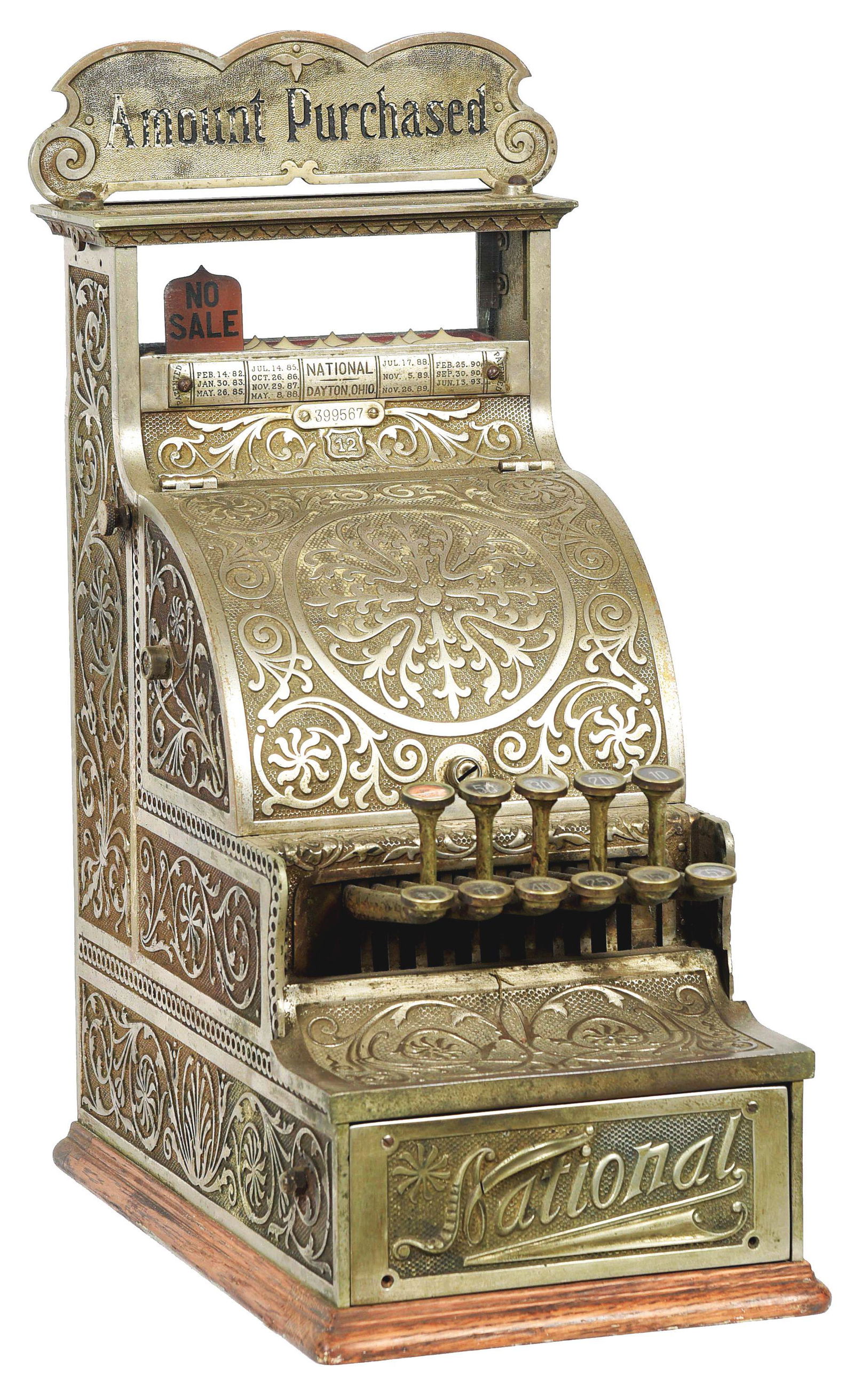 NATIONAL CASH REGISTER MODEL 12. (1 of 5)