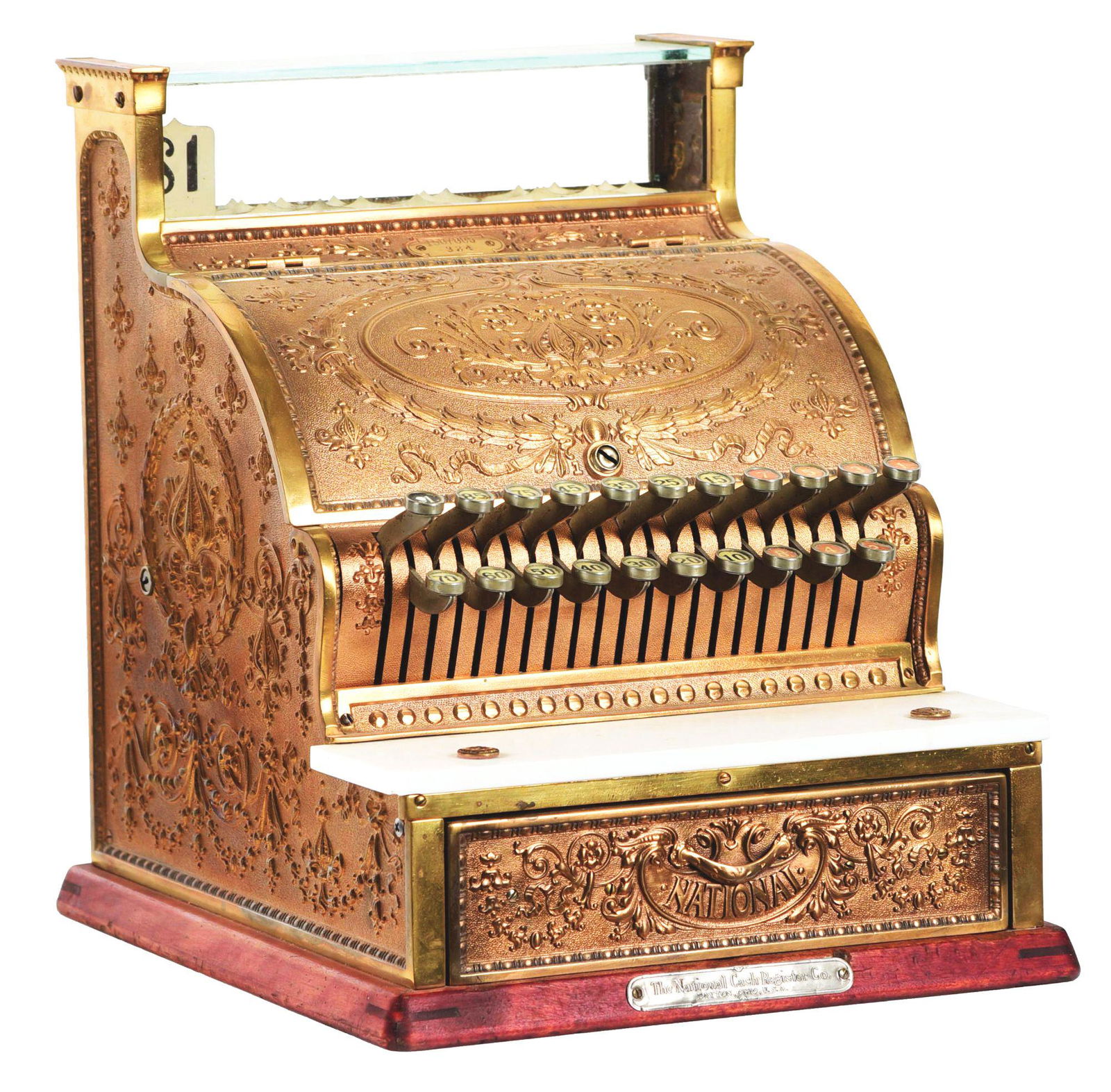 NATIONAL CASH REGISTER MODEL 324.: This is a National Cash Register Model 324 in unrestored condition, fully operative and complete. This is not a standard shippable item and will require 3rd party shipping or pickup arrangements to be